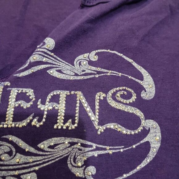 DKNY Rhinestone Women's Top Size Medium - Picture 3 of 7